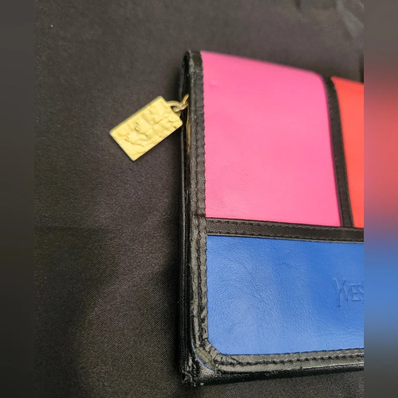 YVES SAINT LAURENT VINTAGE 1965 Mondrian Wallet - Picture 7 of 16
